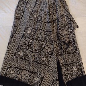 EUC Harold's faux wrap 100% wool skirt, size 4